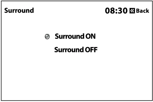 تنظیمات Surround مانیتور دنا پلاس
